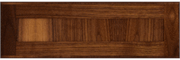 Flat  Panel   Bullnose  Walnut  Drawer Fronts